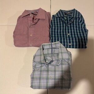 Lot Of 3 Hammer Made Men’s Size L 16.5 Long Sleeve Business Casual Shirts